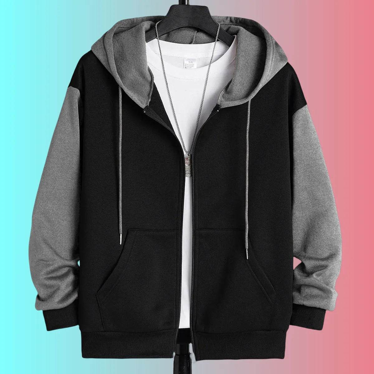 Zipper Hoodie Cardigan Men's Sports And Leisure Jacket - www.Shopthatapp.com #