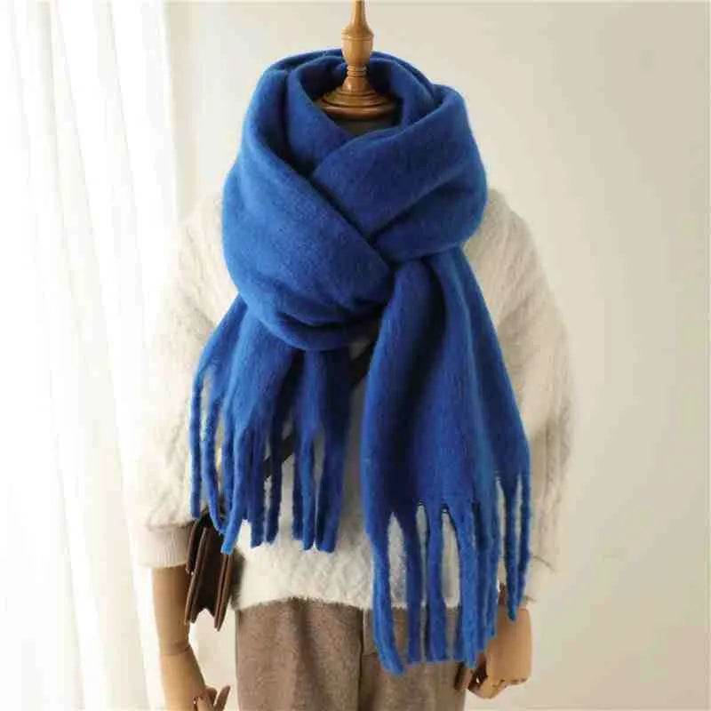 Women's Winter Scarf Cashmere Warm Soft Shawl - www.Shopthatapp.com
