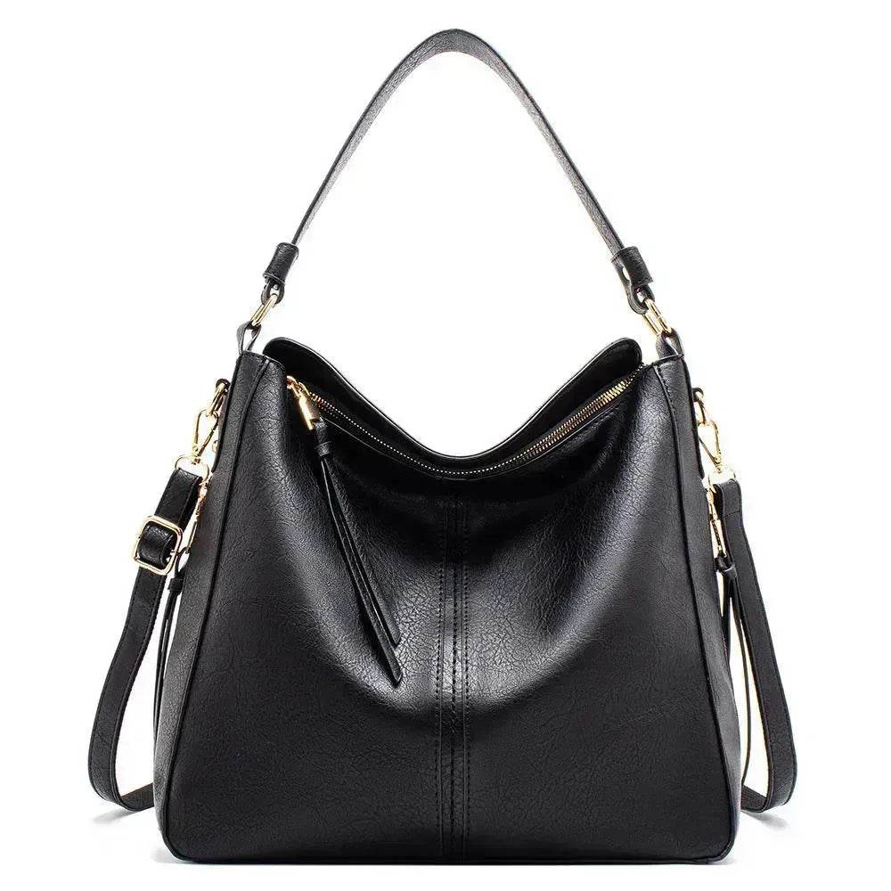 Women High Capacity PU Leather Handbags Fashion Commuting Crossbody Shoulder Hand Bag Shopping Totes - www.Shopthatapp.com