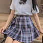 Student Jk Plaid Skirt Preppy Style Mini Pleated  Kilt Skirt - www.Shopthatapp.com