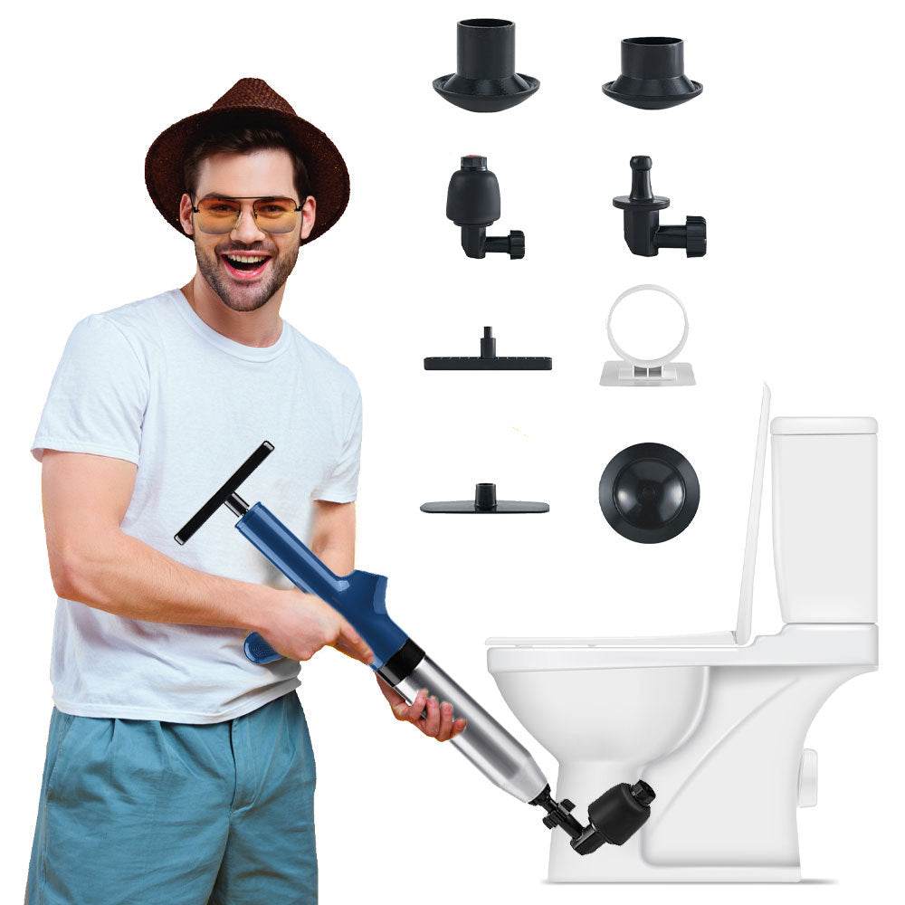 High Pressure Drain Opener Sink Floor waste Toilet pipe blockage unclog - www.Shopthatapp.com