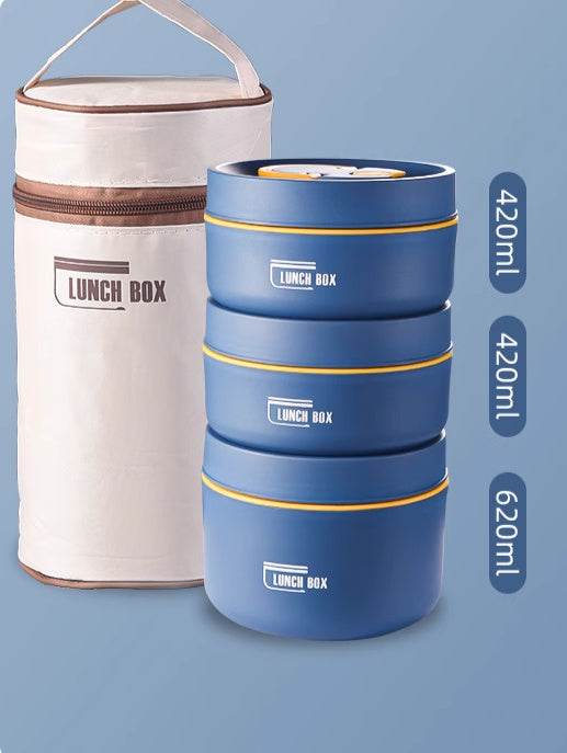 Portable Self-heating Japanese Multi Layer Thermal Insulated Lunch Box for Adult. - www.Shopthatapp.com
