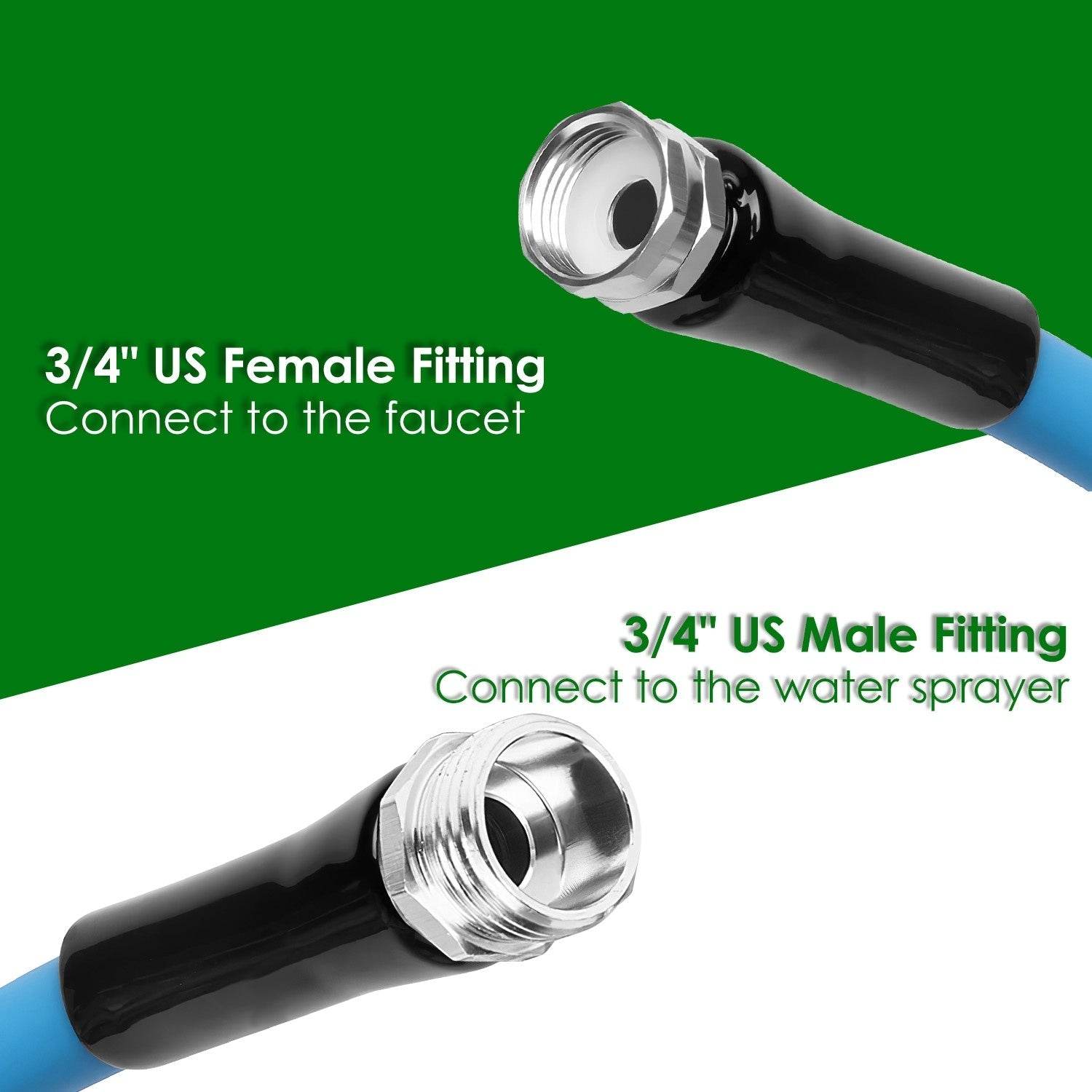 Non-Expanding Flexible Garden Hose Heavy Duty PVC Water Hose - www.Shopthatapp.com