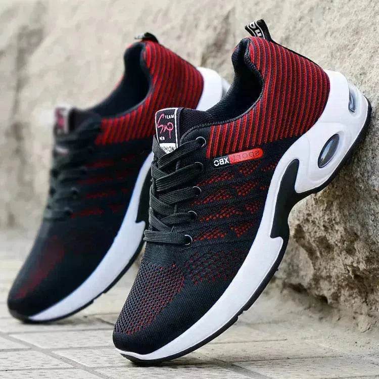 Casual Lightweight Running Shoes For Men Breathable  Lace-up Sneakers - www.Shopthatapp.com