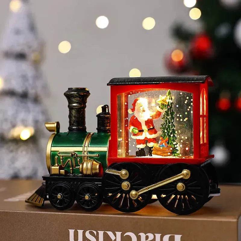 Christmas Gift Train Decoration Small Night Lamp - www.Shopthatapp.com