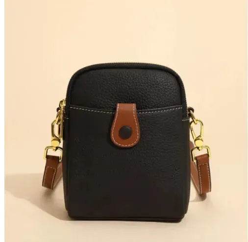 Lychee Pattern Mobile Phone Bag Small High Quality Leather Crossbody Bags For Women Wallet - www.Shopthatapp.com