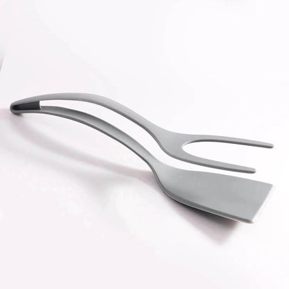 2 in 1 Silicone Omelette Pancake Spatulas and tong - www.Shopthatapp.com