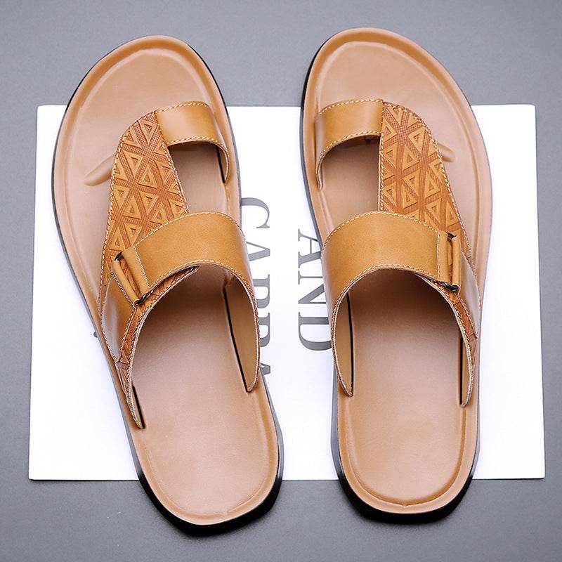 Men's Fashion All-matching Simple Beach Slippers - www.Shopthatapp.com