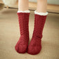 Winter Warm Knitted Plush Floor Socks Home Indoor Non-slip Carpet Socks For Men And Women - www.Shopthatapp.com