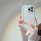 Wave Border Mobile Phone Case Solid Color Simple Candy Color - www.Shopthatapp.com