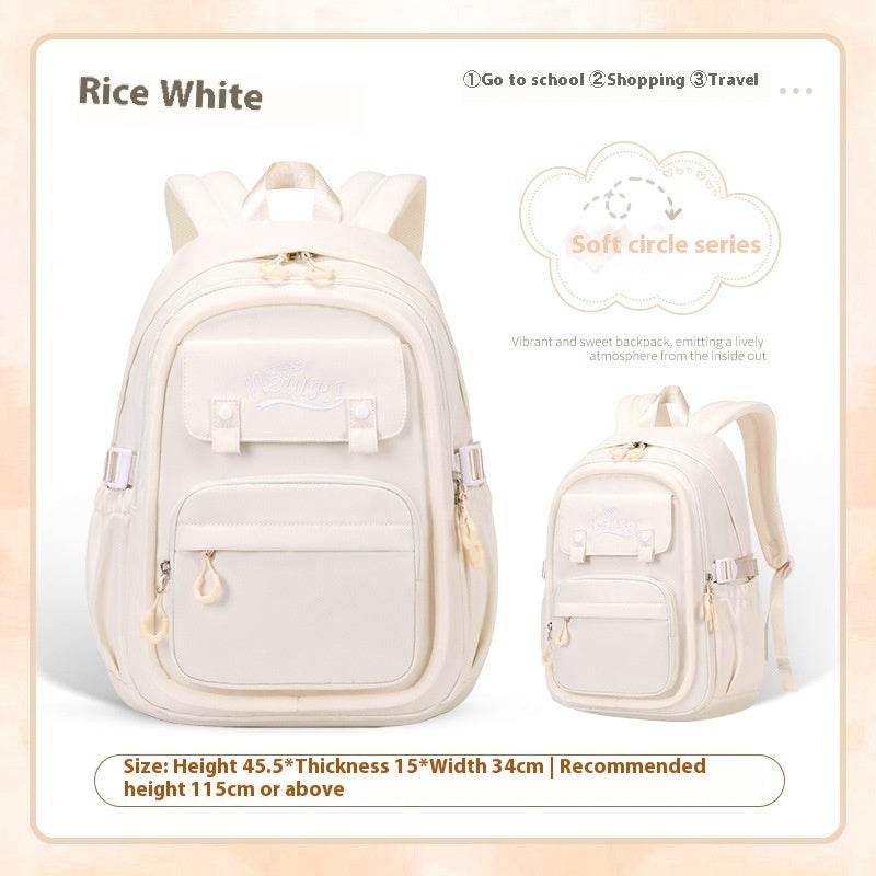 Girls' Super Lightweight Large Capacity Multi-compartment Waterproof Backpack - www.Shopthatapp.com