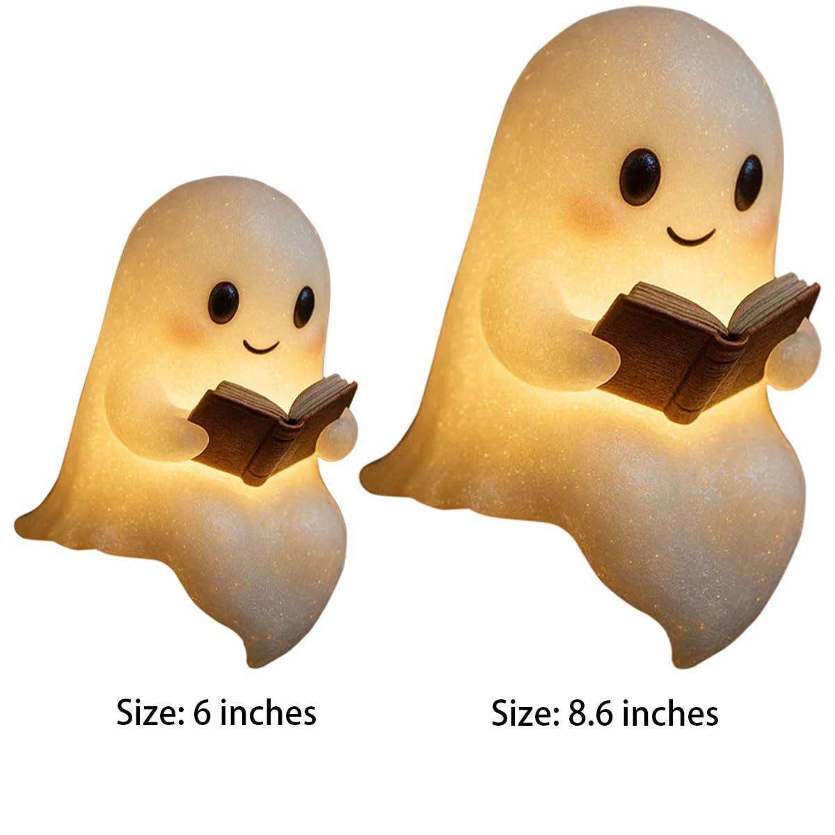 Cute LED Ghost Night Light Children's Nightlight Gift Bedside Sleep Lamp Halloween Decorations Lovely Ghost Lamp Warm Light - www.Shopthatapp.com