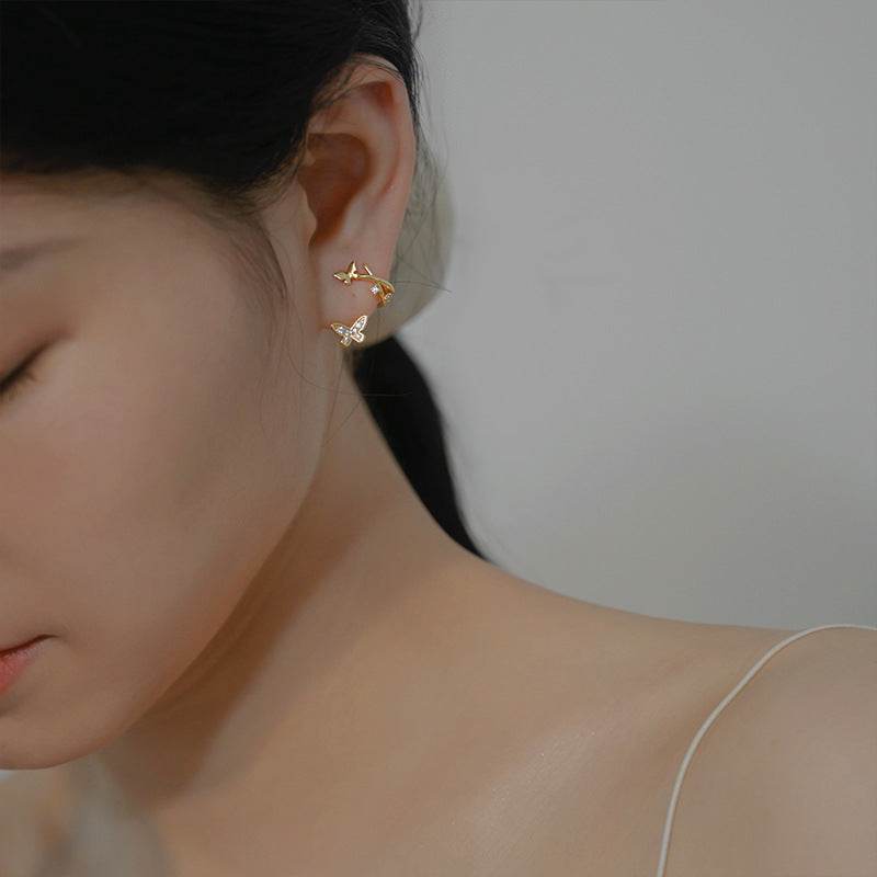 Female Cute Butterfly Earrings Jewelry - www.Shopthatapp.com