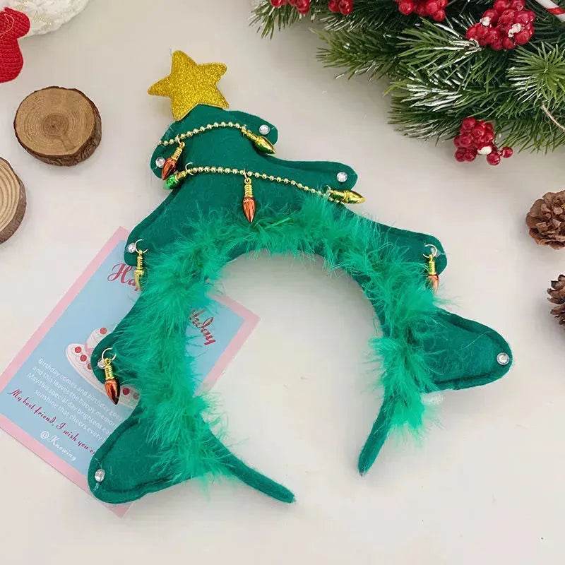 Christmas With Light Headband Snowflake Women's - www.Shopthatapp.com