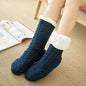 Winter Warm Knitted Plush Floor Socks Home Indoor Non-slip Carpet Socks For Men And Women - www.Shopthatapp.com