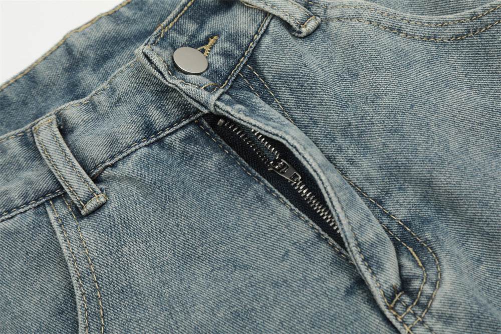 Hand Painted Graffiti Printing Denim Shorts Men Jeans - www.Shopthatapp.com