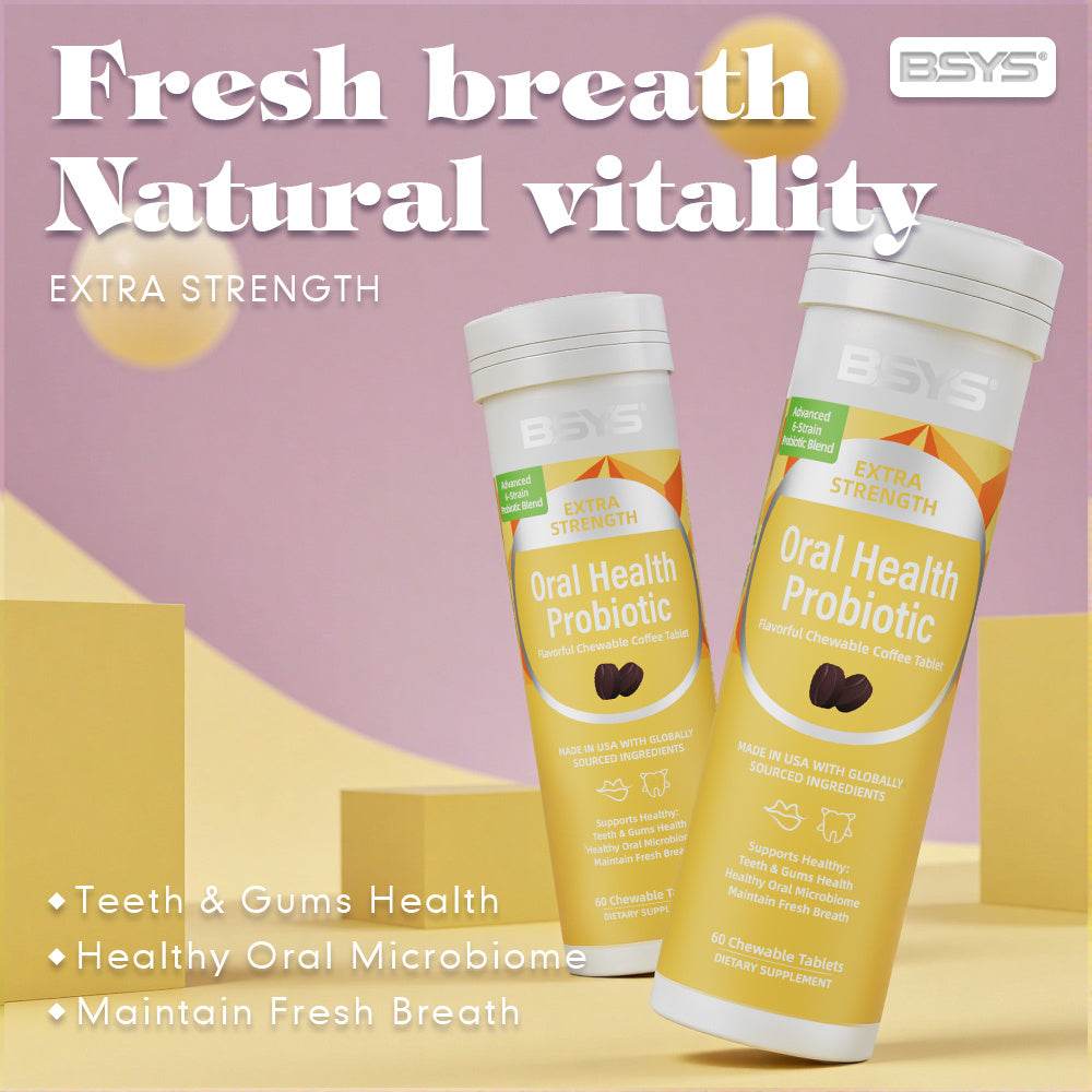 BSYS Coffee Lovers Meet Your New Obsession Oral Probiotic Chews That TASTE LIKE COFFEE  High-quality Supplements For Your Mouth No Gross Aftertaste, Just That Rich, Roasty Vibe. Game Changer - www.Shopthatapp.com