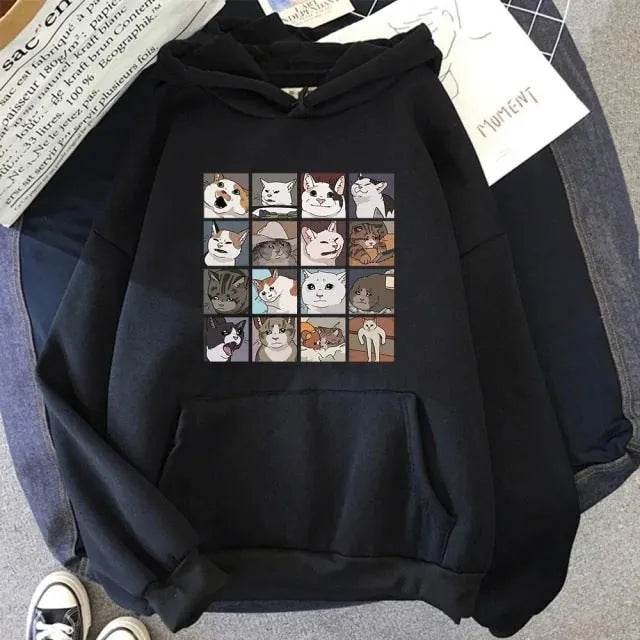 Women's Personalized Harajuku Sweatshirt Loose Plus Size - www.Shopthatapp.com