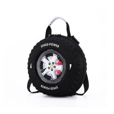 Kid's Small Schoolbag Personalized Creative 3D Cartoon Tire Kindergarten Backpack - www.Shopthatapp.com