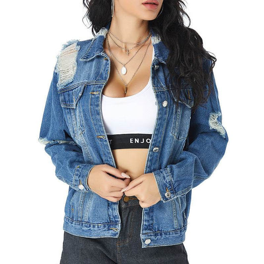 European And American Slim All-match Denim Female Jacket Women - www.Shopthatapp.com