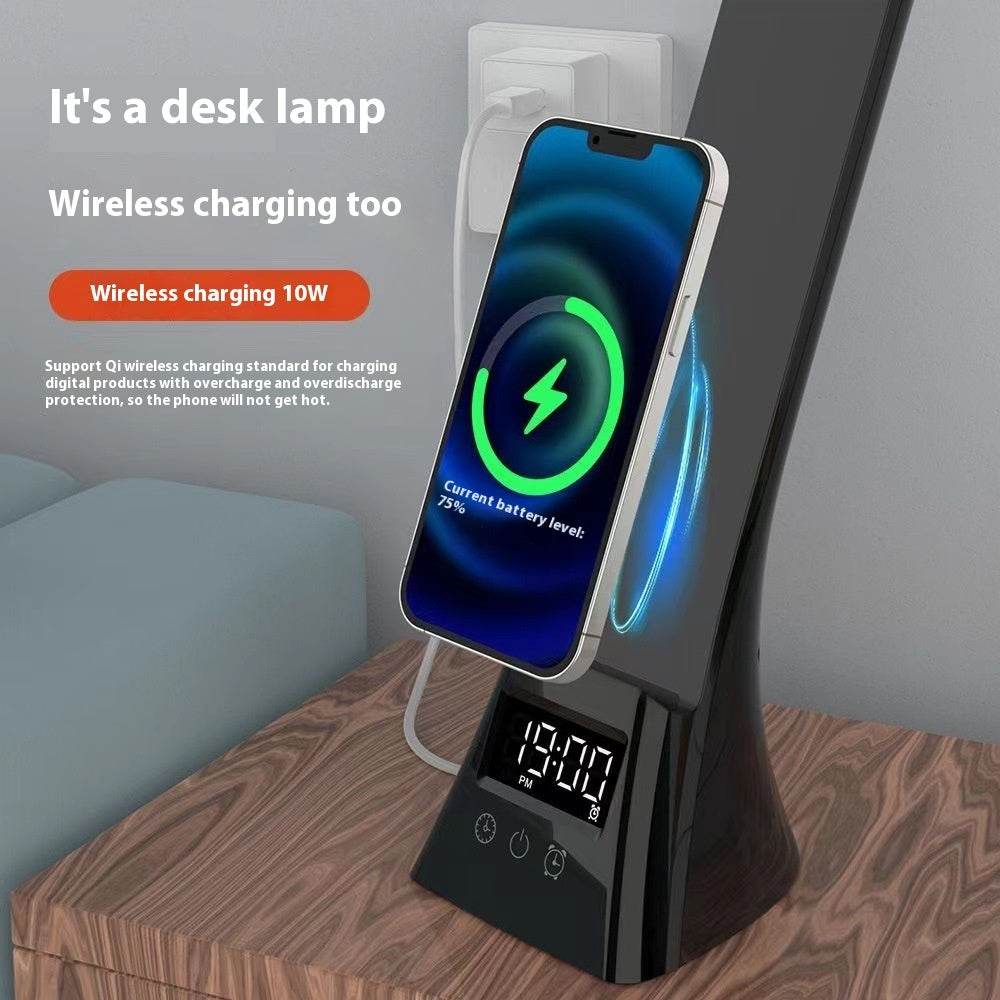 Wireless charging lamp with phone charger - www.Shopthatapp.com