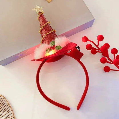 Christmas With Light Headband Snowflake Women's - www.Shopthatapp.com
