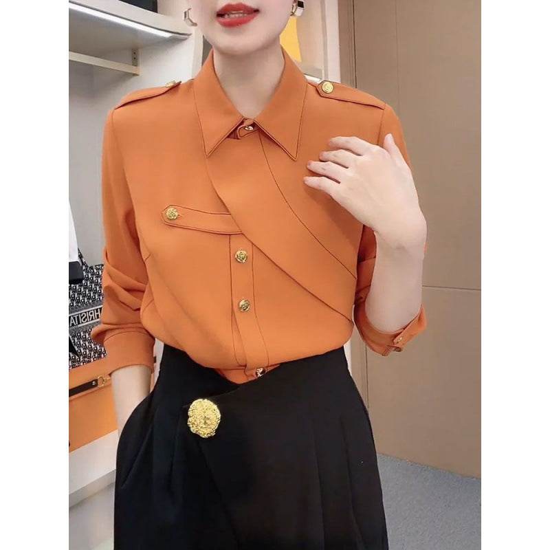 Luxury Professional Business Cooperate Office blouse shirt  for women - www.Shopthatapp.com