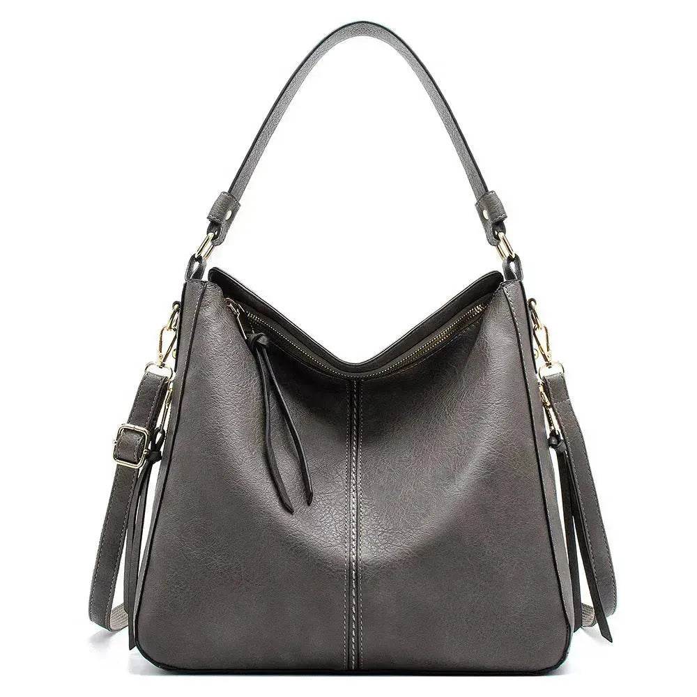 Women High Capacity PU Leather Handbags Fashion Commuting Crossbody Shoulder Hand Bag Shopping Totes - www.Shopthatapp.com