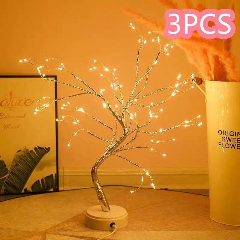 Led Copper Wire Light Bedroom Desk Table Light - www.Shopthatapp.com