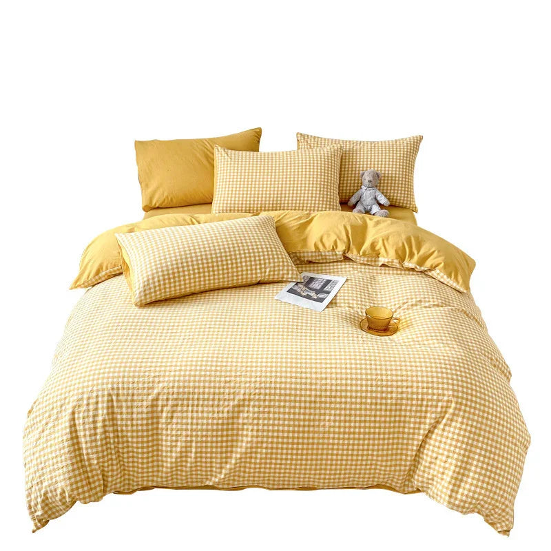 Pure Cotton Class A Four-piece Quilt Cover Household Pure Cotton Bed Sheet Duvet Cover - www.Shopthatapp.com
