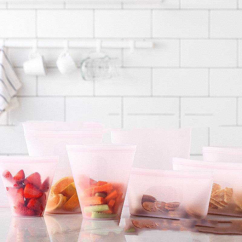 Silicone Refrigerator Food Storage Vacuum Seal Bag - www.Shopthatapp.com