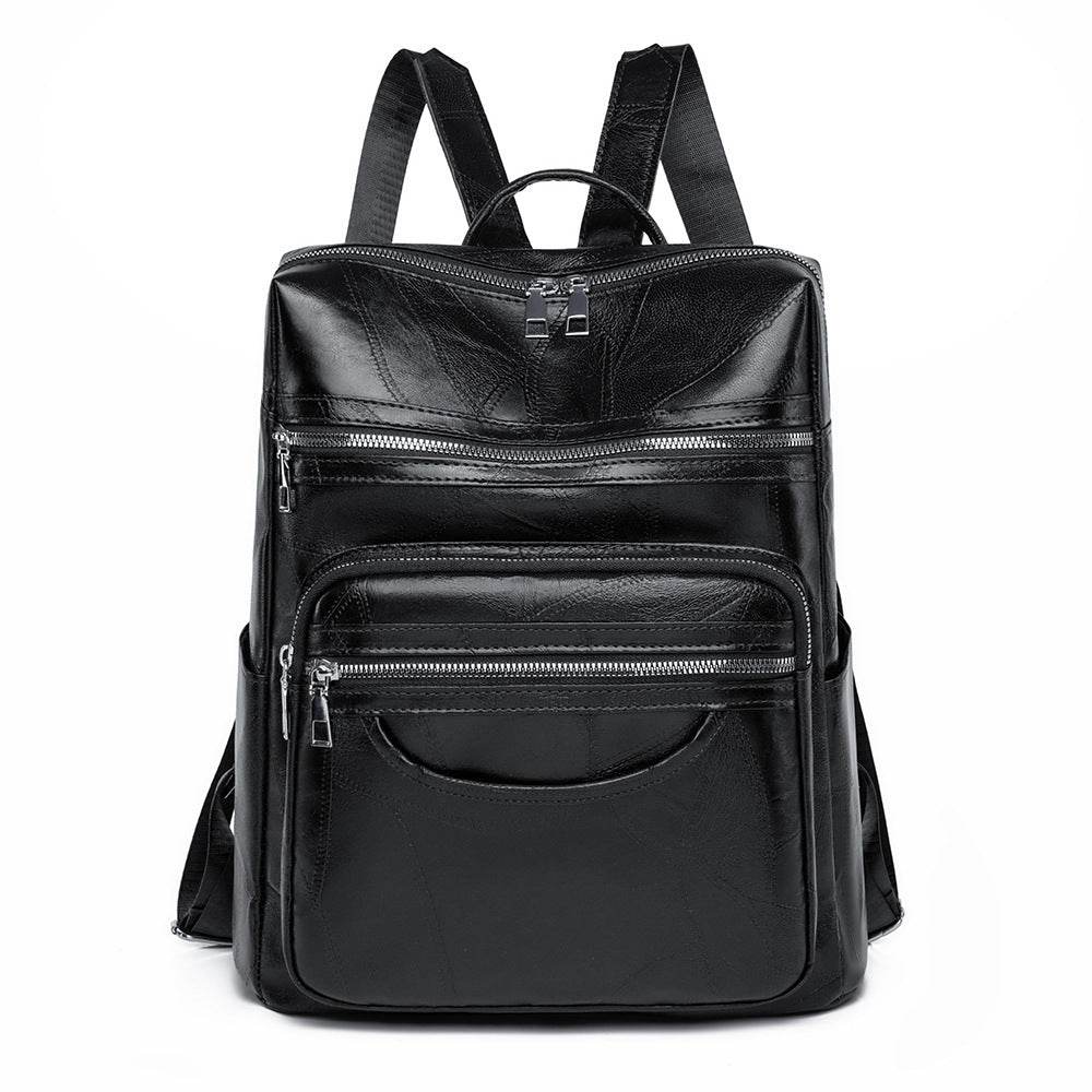 Leather Backpack Large Capacity for Women's - PU Soft - www.Shopthatapp.com