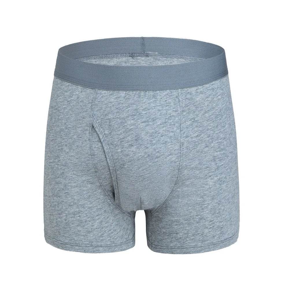 Large Size Men's Cotton Boxer Briefs with pouch Underwear - www.Shopthatapp.com