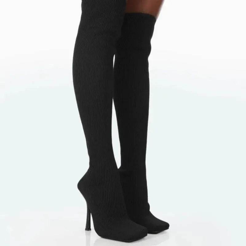 Thigh High Boots Women Over The Knee Long Boots Fashion Shoes - www.Shopthatapp.com