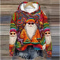 Print Christmas Holiday Casual Hoodie Sweater Pullover - www.Shopthatapp.com