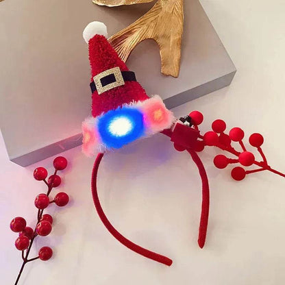 Christmas With Light Headband Snowflake Women's - www.Shopthatapp.com