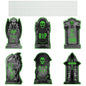 6Pcs Skull Or 6Pcs Tomb Or 5Pcs Black Cat Halloween Yard Sign Decorations  Glow In The Dark For Haunted House Garden Yard And Scary Theme Party - www.Shopthatapp.com