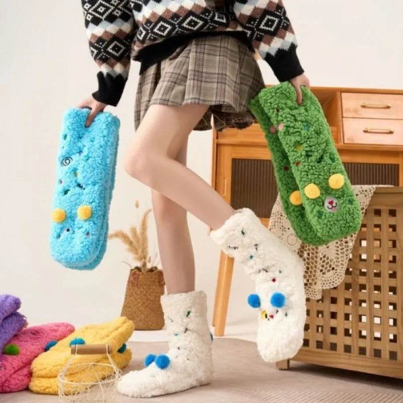 Cashmere Socks For Women Warm Floor - www.Shopthatapp.com