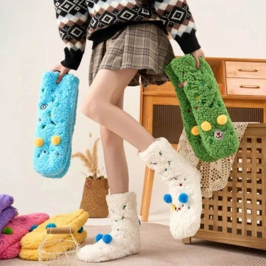 Cashmere Socks For Women Warm Floor - www.Shopthatapp.com