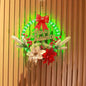 Christmas Luminous LED Light Garland Door Hanging wreaths Decorations - www.Shopthatapp.com