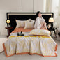 Printed Washed Tencel Summer Cooling Duvet Four-piece Set - www.Shopthatapp.com