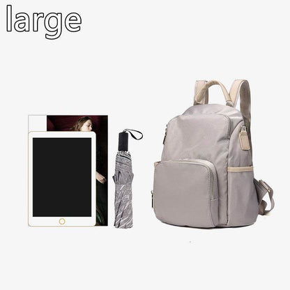 Unisex Portable Waterproof Plain color Backpack for school - www.Shopthatapp.com