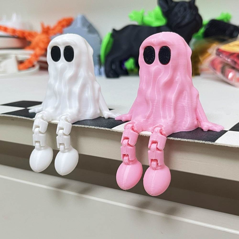3D Printing Halloween Ghost Movable Joint Ornaments - www.Shopthatapp.com