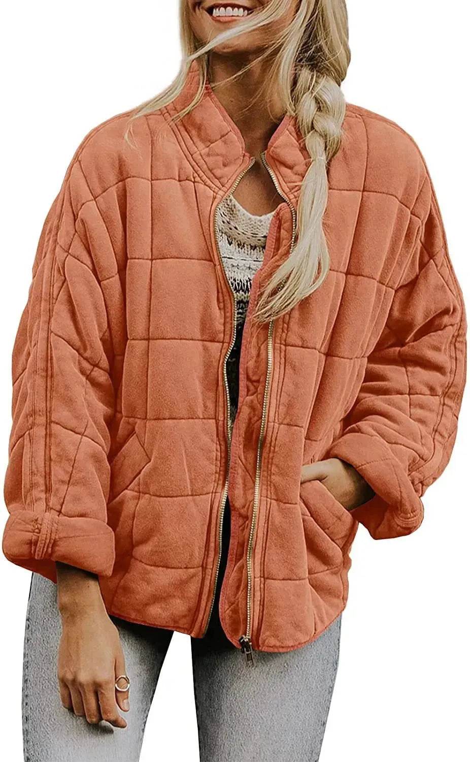 Casual Winter Cotton Padded Loose Pockets Long Sleeved Jacket Women - www.Shopthatapp.com