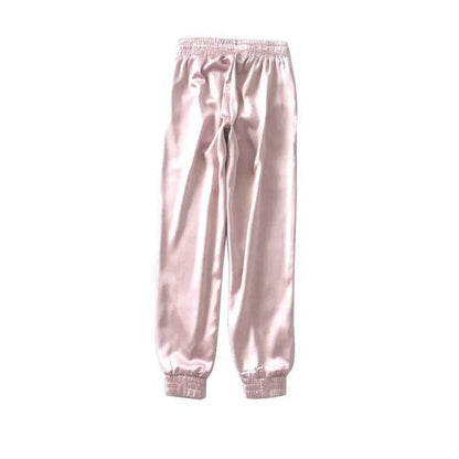 Women's Trousers With Slippery Surface Jogging Trousers - www.Shopthatapp.com