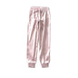 Women's Trousers With Slippery Surface Jogging Trousers - www.Shopthatapp.com