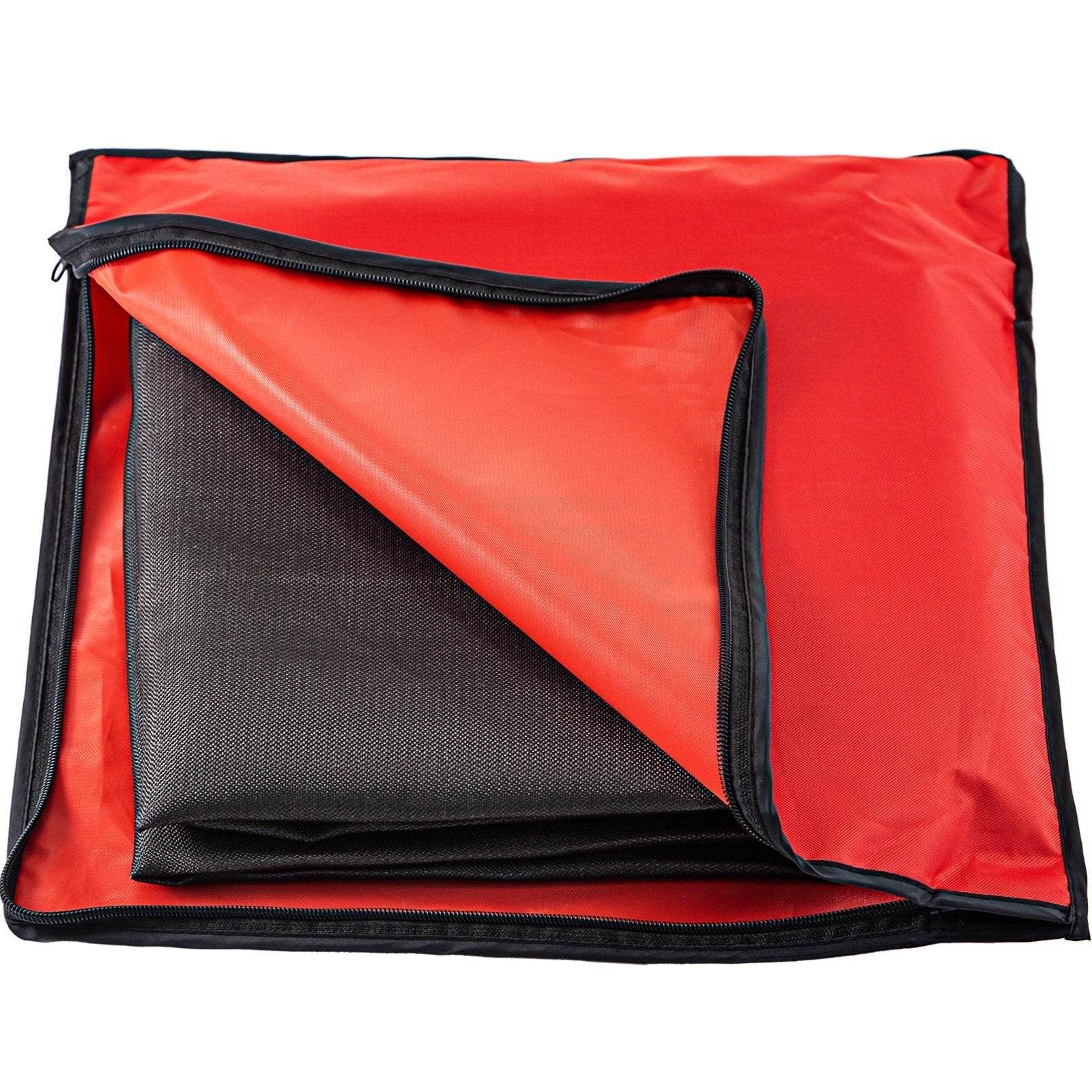 8 X 10 Ft Welding Blanket Black Fiberglass Blanket Portable Fiberglass Fire Retardant Blanket Welding Mat Welding Fireproof Thermal Resistant Insulation With Carry Bag - www.Shopthatapp.com