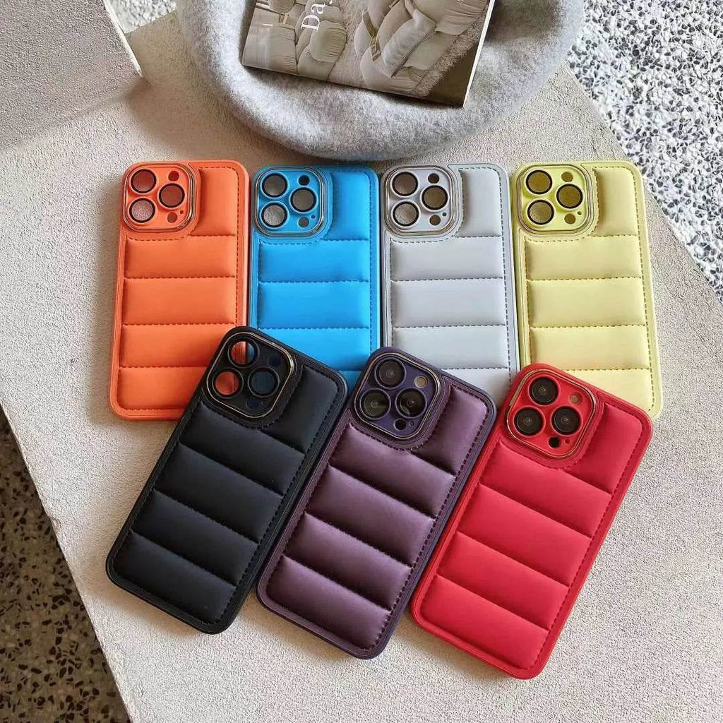 Cotton Filled Down Jacket Phone Case - www.Shopthatapp.com
