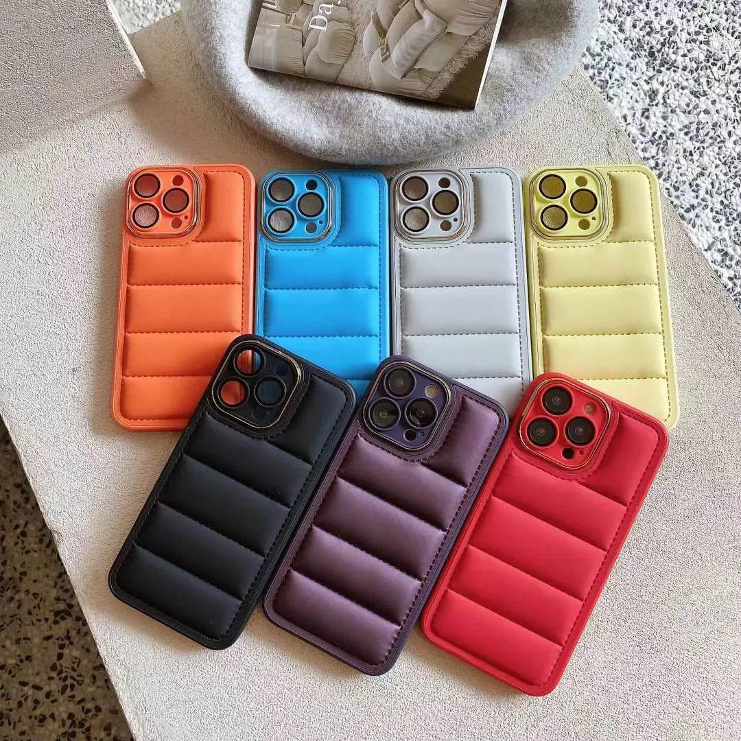 Cotton Filled Down Jacket Phone Case - www.Shopthatapp.com