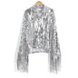 Women Fashion Long sleeve Tassel Sequin top jacket Y2K cropped jacket - www.Shopthatapp.com